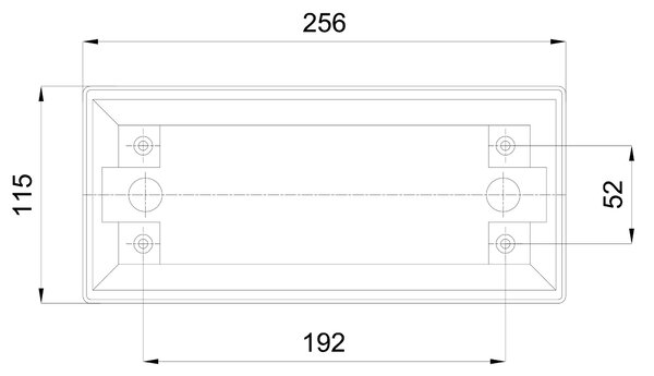 OS ELE57760 ELEKTRA 1 stropní/nástěnné průmyslové plastové svítidlo bílá IP54 4000 K 8W LED (původní kód OS 57760) - OSMONT