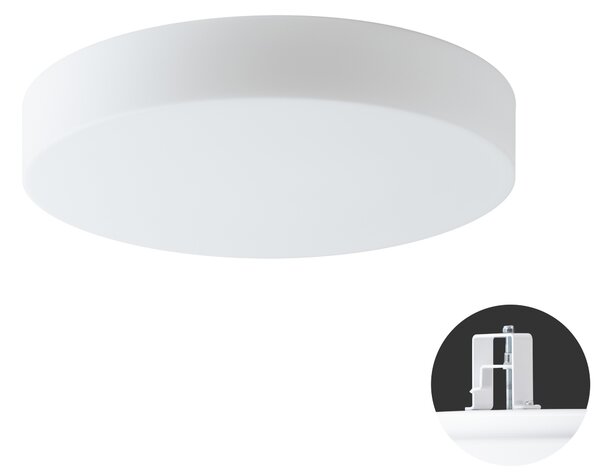 OS ELS55349 ELSA V4 stropní/nástěnné skleněné polovestavné svítidlo bílá IP44 2x25W E27 - OSMONT
