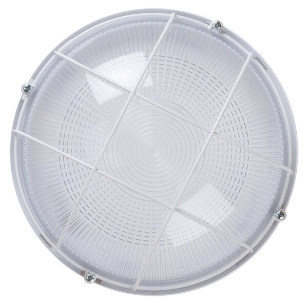 OS ELE50039 ELEKTRA 5 stropní/nástěnné průmyslové plastové svítidlo bílá / čirá IP65 2x60W E27 (původní kód OS 50039) - OSMONT