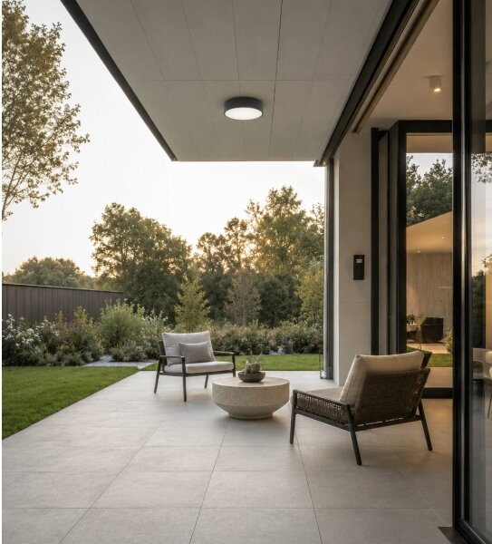 Brilagi - Koupel. stropní svítidlo CLARE 2xE27/24W/230V pr. 30 cm antracit IP54