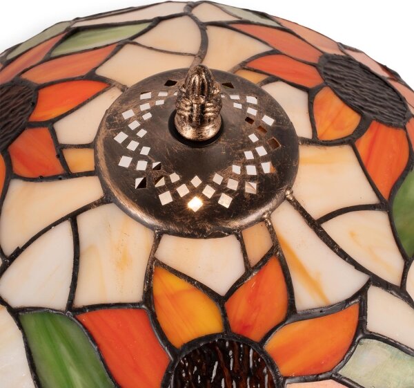 Brilagi - Tiffany vitrážová stolní lampa SUNFLOWER 1xE27/60W/230V