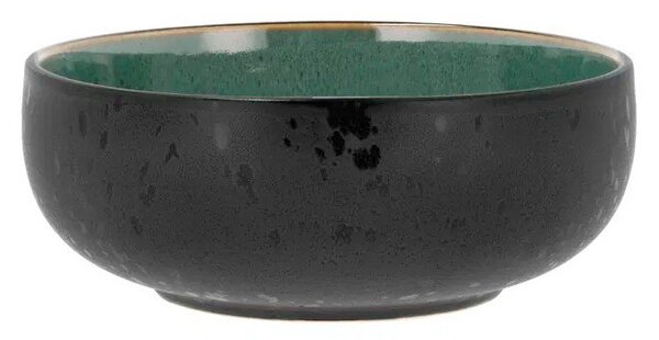 Zelená/černá ramen miska z kameniny 1,2 l Gastro Green/Black – Bitz