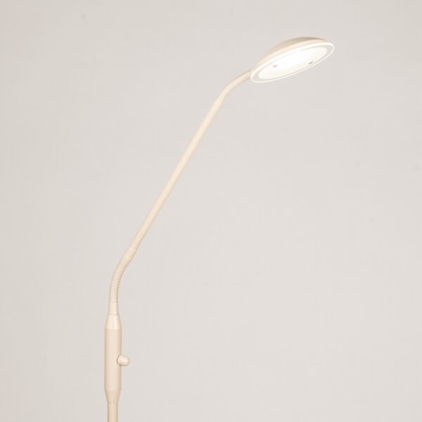 Stojací LED lampa se stmívačem Ellena Taupe (LMD)