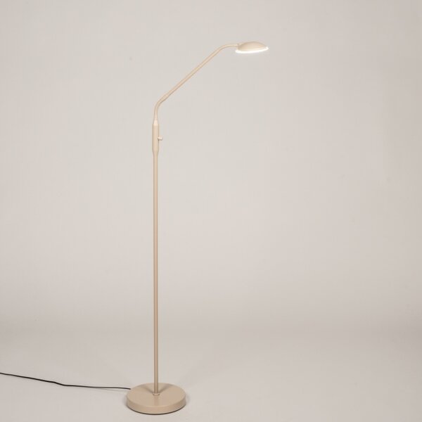 Stojací LED lampa se stmívačem Ellena Taupe (LMD)