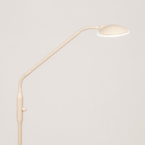 Stojací LED lampa se stmívačem Ellena Taupe (LMD)