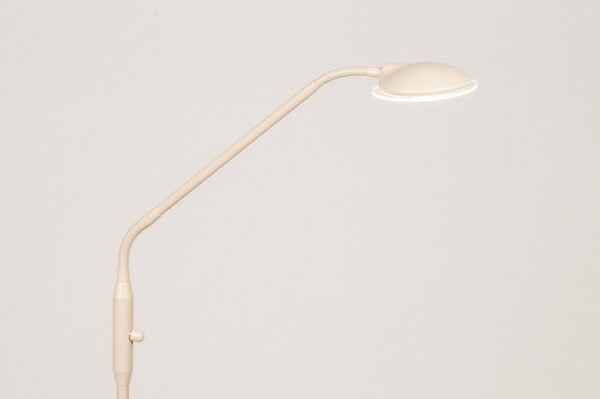 Stojací LED lampa se stmívačem Ellena Taupe (LMD)