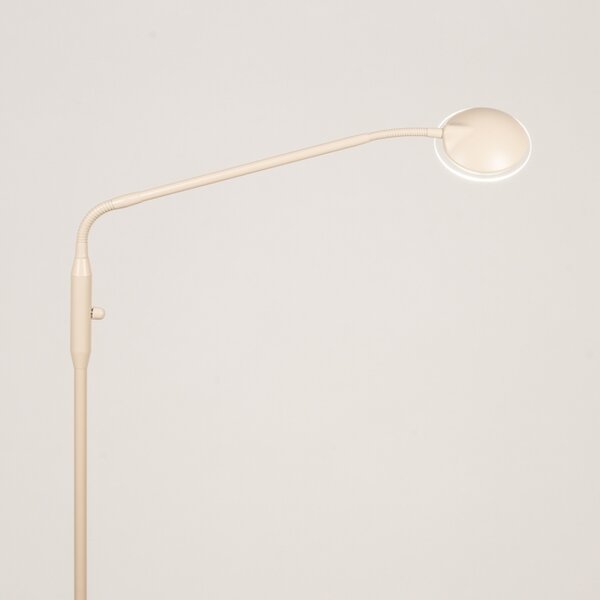 Stojací LED lampa se stmívačem Ellena Taupe (LMD)