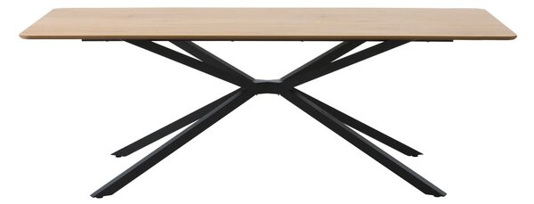 Jídelní stůl s deskou v dubovém dekoru 100x200 cm Cesura – Unique Furniture
