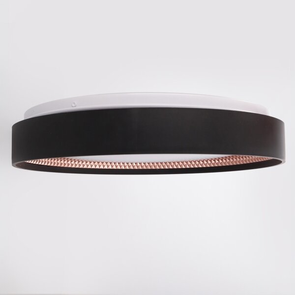 Brilagi - LED Stmív. strop. svítidlo WALDO LED/48W/230V pr. 40 cm černá/zlatá+DO