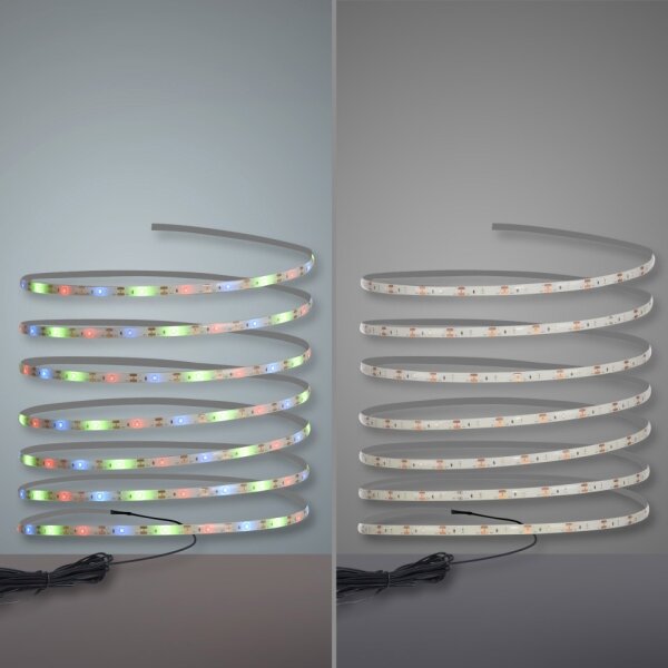 JUST LIGHT. 19971-18 - LED RGB Solární pásek TEANIA LED//3,7V 5 m 1200 mAh IP44