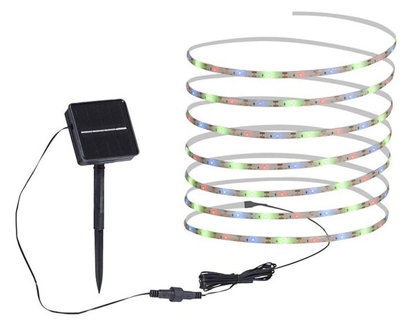 JUST LIGHT. 19971-18 - LED RGB Solární pásek TEANIA LED//3,7V 5 m 1200 mAh IP44