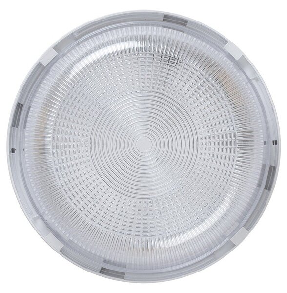 OS ELE50004 ELEKTRA 3 stropní/nástěnné průmyslové plastové svítidlo bílá / čirá IP54 60W E27 (původní kód OS 50004) - OSMONT