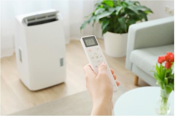 Sencor - Chytrá mobilní klimatizace 5v1 733W/230V 9000 BTU Wi-Fi bílá + DO