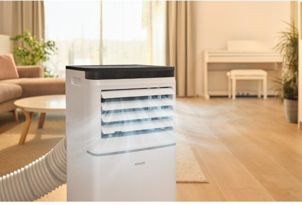 Sencor - Chytrá mobilní klimatizace 3v1 760W/230V 7000 BTU Wi-Fi bílá + DO