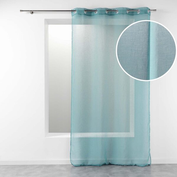 Tyrkysová záclona 140x280 cm Telma – douceur d'intérieur
