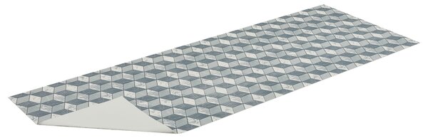 Livarno® Běhoun, 65 x 180 cm (3D mramorová kostka, makové semínko) (100398800001)