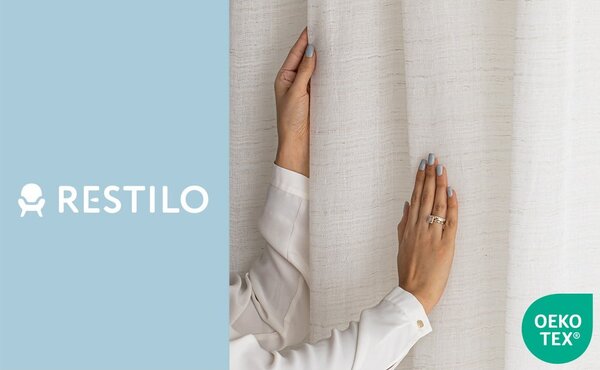 Krémový závěs 140x250 cm Drimar – Restilo