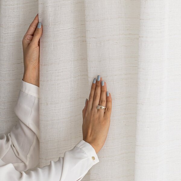 Krémový závěs 140x250 cm Drimar – Restilo