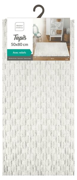Krémová koupelnová předložka 50x80 cm Lois – douceur d'intérieur
