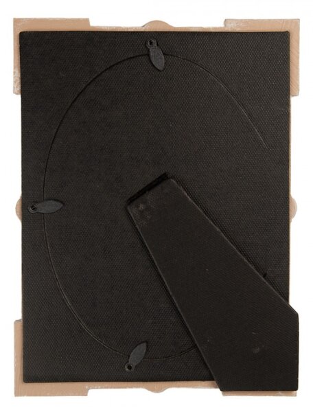Růžový art deco fotorámeček s růžemi Rosalinka – 17x2x23 cm na fotografii 13x18 cm