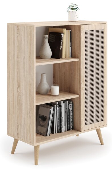 Komoda Kobi 90 x 40 x 116 cm dub sonoma