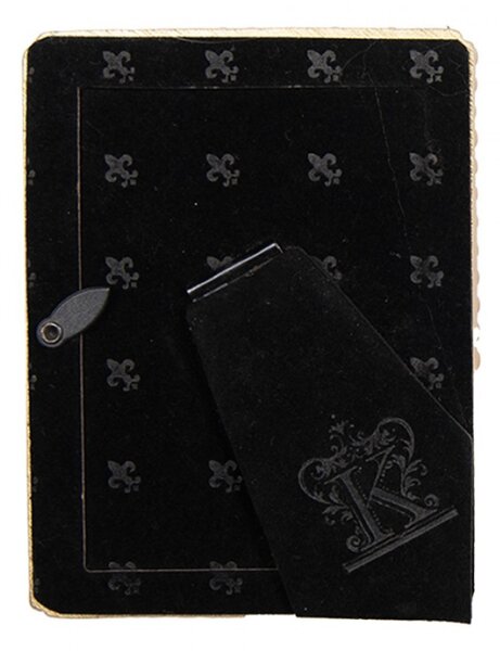 Zlatý fotorámeček s bublinkatou strukturou Bruisend – 9x2x11 cm na fotografii 6x9 cm