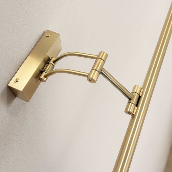 Toolight Rea, Koupelnové nástěnné LED svítidlo SWE022-1W 42cm Brush Gold, OSW-20121