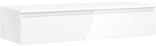 Mexen Orio, koupelnová skříňka 120 cm s horní částí, 1 zásuvka, bílá lesklá, 91A10-12023-1-BFC00