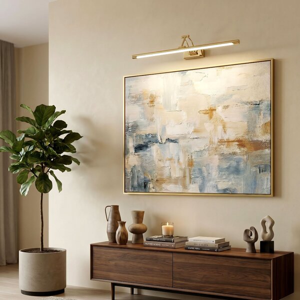 Toolight Rea, Koupelnové nástěnné LED svítidlo SWE020-1W 60cm Gold, OSW-20119