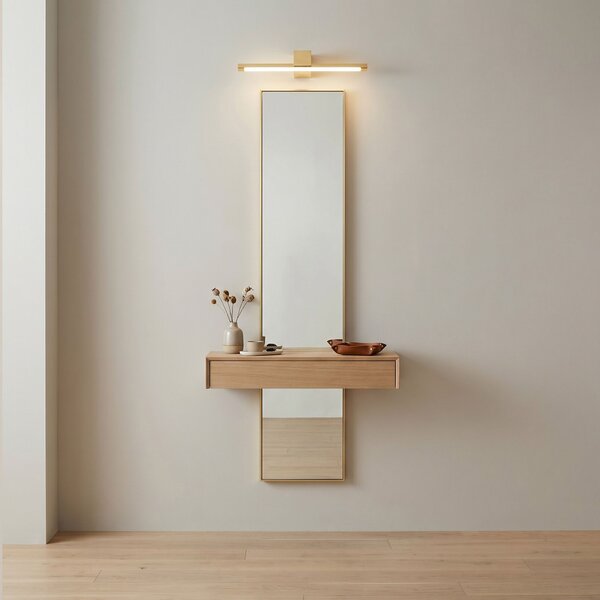 Toolight Rea, Koupelnové nástěnné LED svítidlo SWE043-1W 40cm GOLD, OSW-20143