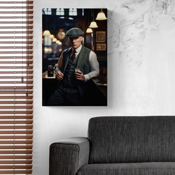 Obraz gangster ve whiskey baru