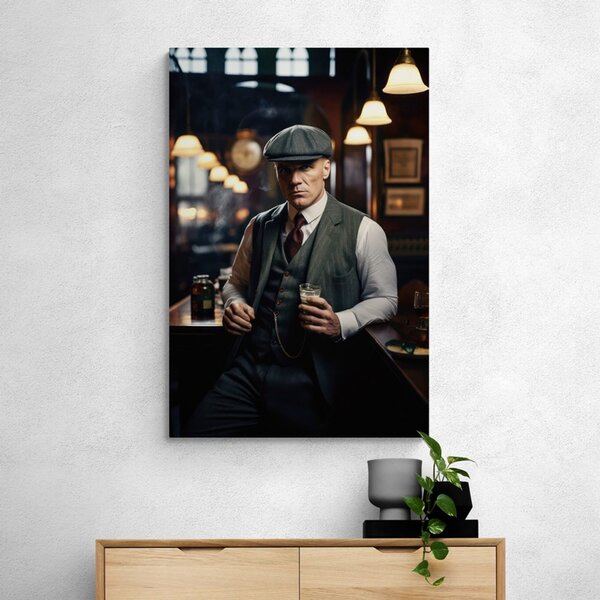 Obraz gangster ve whiskey baru