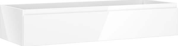Mexen Orio, koupelnová skříňka 120 cm, 1 zásuvka, bílá lesklá, 91A10-12023-1-BF00
