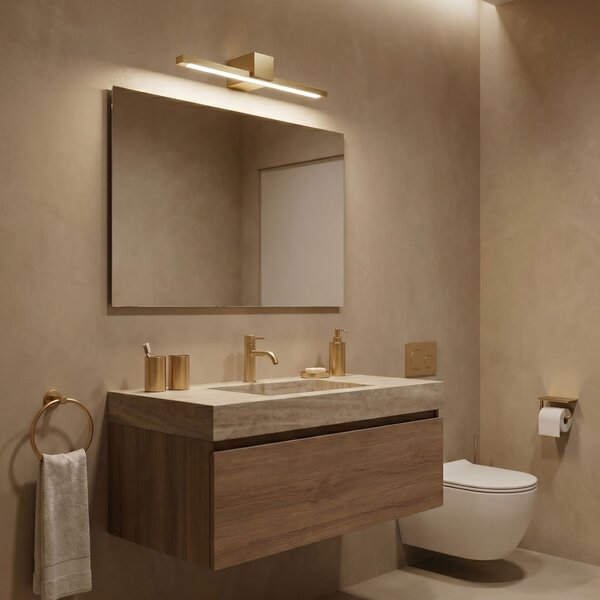Toolight Rea, Koupelnové nástěnné LED svítidlo SWE043-1W 40cm GOLD, OSW-20143