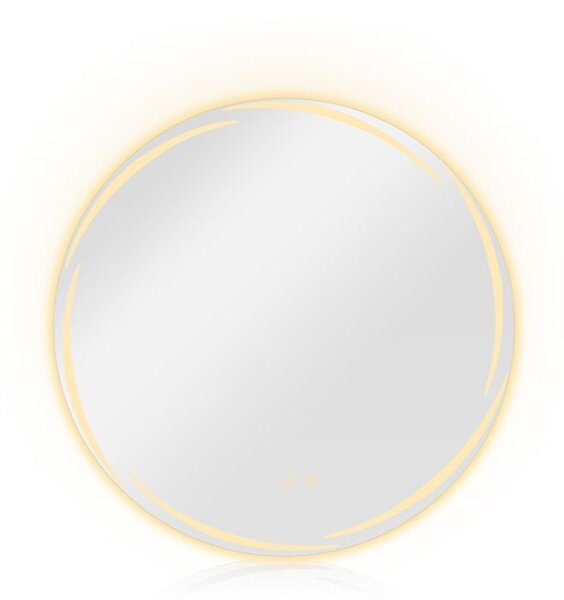 Koupelnové zrcadlo 80 cm s LED a dotykovým ovládáním