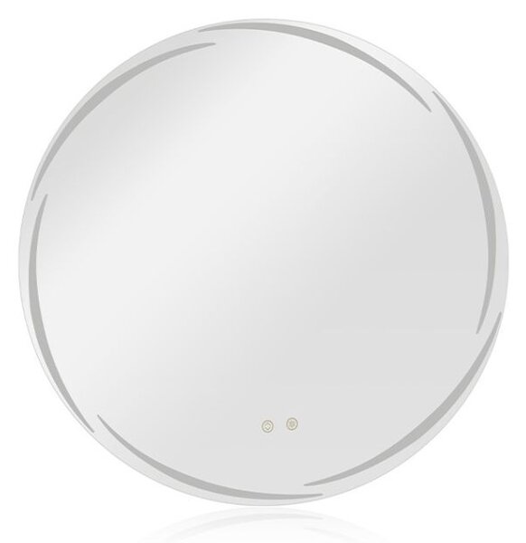 Koupelnové zrcadlo 80 cm s LED a dotykovým ovládáním