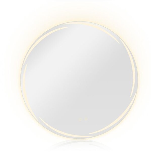 Koupelnové zrcadlo 80 cm s LED a dotykovým ovládáním