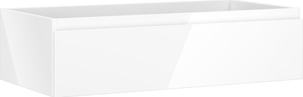 Mexen Orio, koupelnová skříňka 90 cm, 1 zásuvka, bílá lesklá, 91A10-09023-1-BF00