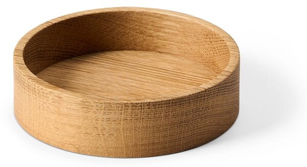 Dekorativní dřevěný úložný box v přírodní barvě ø 11x3 cm Circle S – LIND DNA
