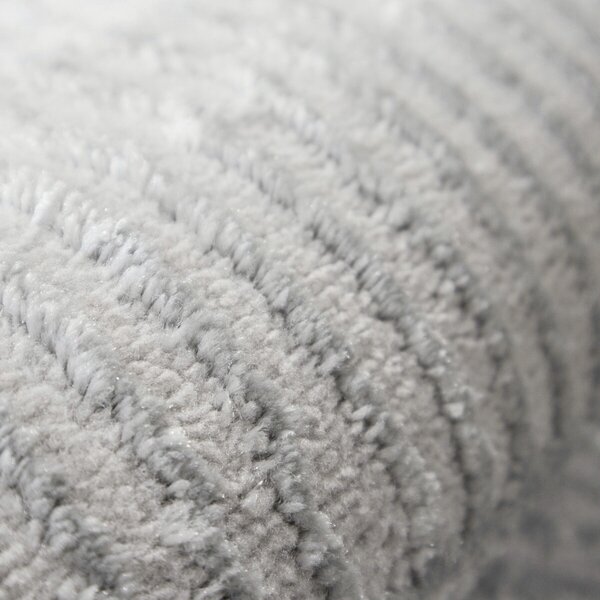 Angel Carpet, Kusový koberec Zafiro 25 Grey, 60x110, šedá, kancelář