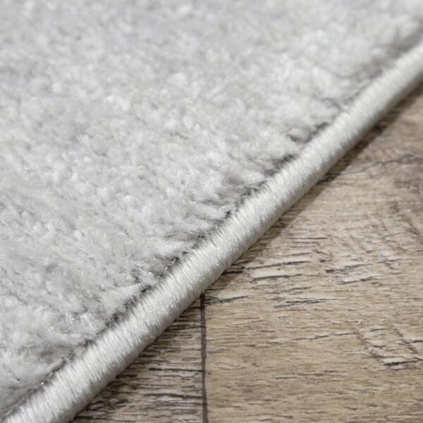 Angel Carpet, Kusový koberec Zafiro 25 Grey, 60x110, šedá, kancelář
