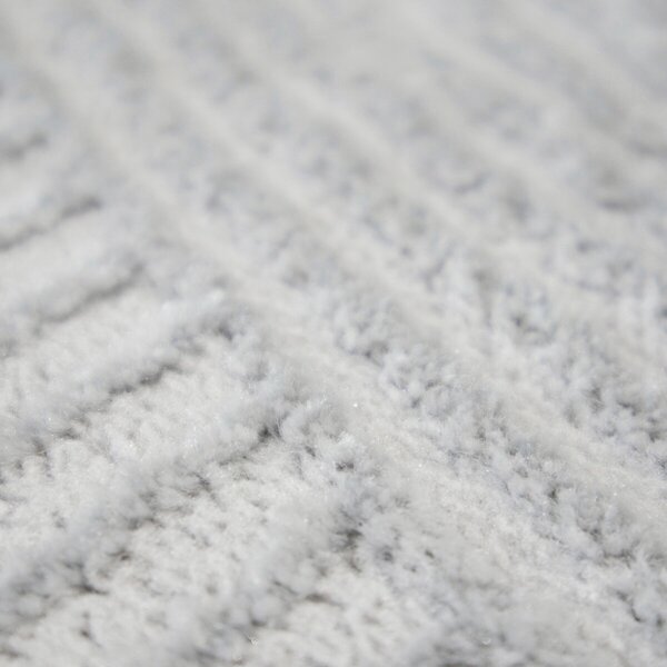 Angel Carpet, Kusový koberec Zafiro 25 Grey, 60x110, šedá, kancelář