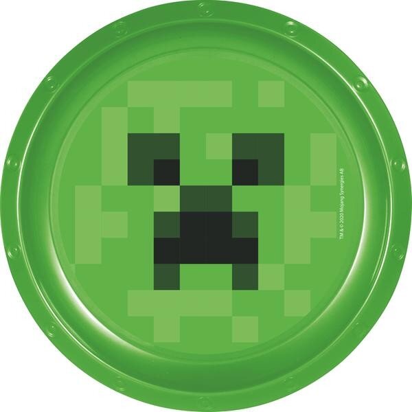 Stor Plastový talíř MINECRAFT 22cm