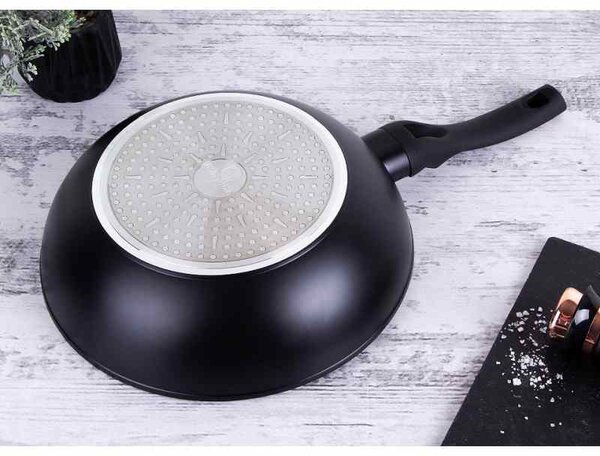 Pánev WOK s mramorovým povrchem 28 cm Black Rose Collection