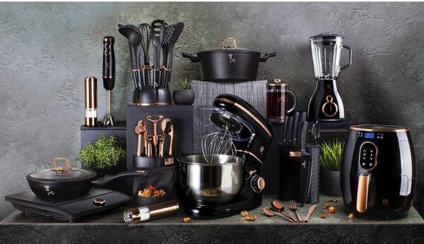 Rendlík s mramorovým povrchem 16 cm Black Rose Collection