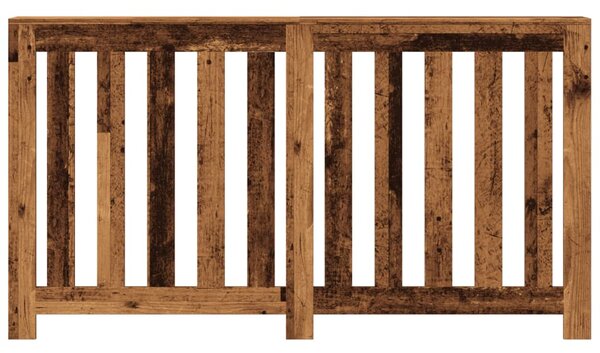 Kryt na radiátor old wood 149 x 20 x 82 cm kompozitní dřevo