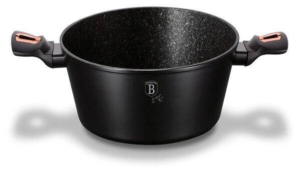 Kastrol s poklicí s mramorovým povrchem 20 cm Black Rose Collection