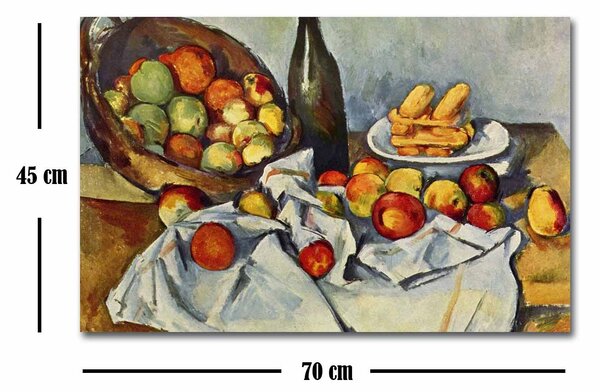ASIR Obraz na plátně Paul Cézanne – Košík jablek