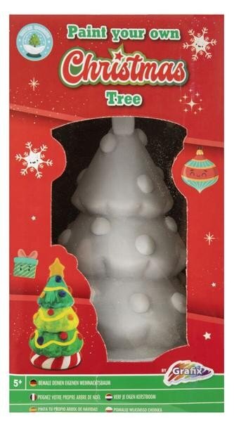 RMS Figurka vymaluj si sám Santa/strom 23 cm, 2ASS