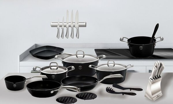 Dóza na potraviny sada 3 ks Royal Black Collection
